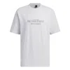 Adidas Originals Adidas Verbiage T-shirts 'grey' In White