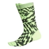 Adidas Originals Adidas Version Pattern Knit Sports Socks Unisex One Pair Fluorescent Green