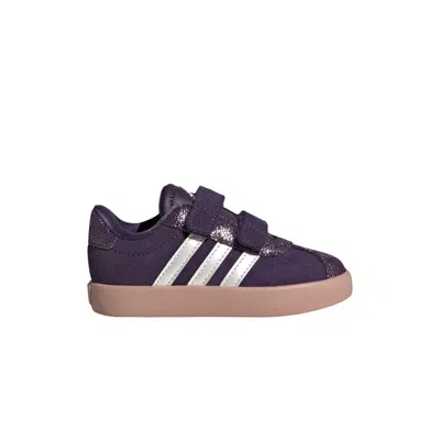 Pre-owned Adidas Originals Adidas Vl Court 3.0 I 'aurora Plum Pink Gum' | Purple | Infant Size 9