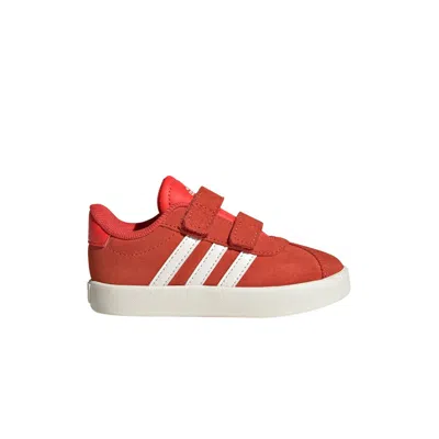 Pre-owned Adidas Originals Adidas Vl Court 3.0 I 'bright Red White' | Infant Size 5