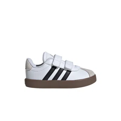 Pre-owned Adidas Originals Adidas Vl Court 3.0 I 'white Black Gum' | Infant Size 10