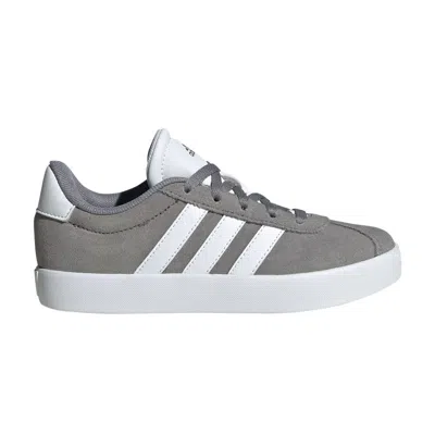 Pre-owned Adidas Originals Adidas Vl Court 3.0 J 'grey White' | Kid's Size 3.5