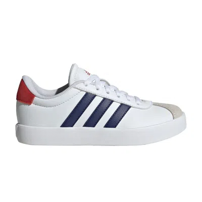 Pre-owned Adidas Originals Adidas Vl Court 3.0 J 'white Dark Blue' | Kid's Size 2.5