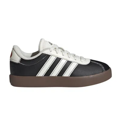 Pre-owned Adidas Originals Adidas Vl Court 3.0 K 'dia De Los Muertos Pack - Black Off White' | Kid's Size 3