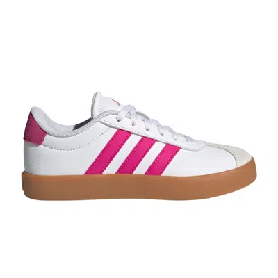 Pre-owned Adidas Originals Adidas Vl Court 3.0 K 'white Shock Pink' | Kid's Size 4
