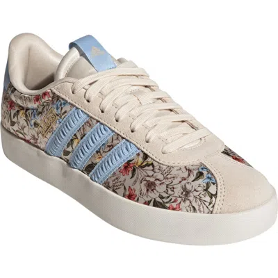 Adidas Originals X Farm Rio Vl Court 3.0 Floral-print Sneakers In Multi