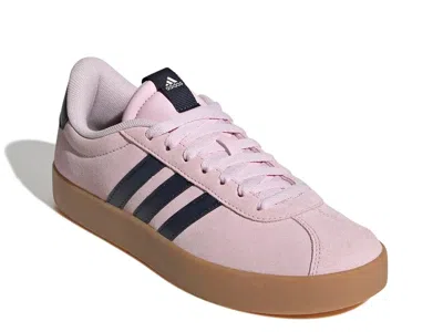 Adidas Originals Vl Court 3.0 Suede Sneakers In Neutral