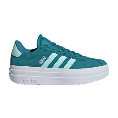 Pre-owned Adidas Originals Adidas Vl Court Bold J 'arctic Fusion' | Teal | Kid's Size 4.5 In Blue