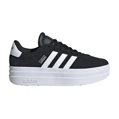 Pre-owned Adidas Originals Adidas Vl Court Bold J 'black White' | Kid's Size 5.5