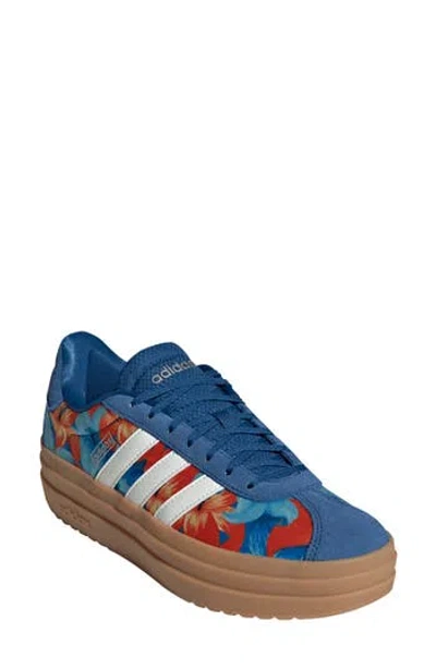Adidas Originals Adidas Vl Court Bold Platform Sneaker In Blue
