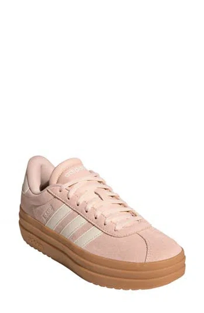 Adidas Originals Adidas Vl Court Bold Sneaker In Animal Print