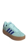 Adidas Originals Adidas Vl Court Platform Sneaker In Flash Aqua/lucid Blue/gum10