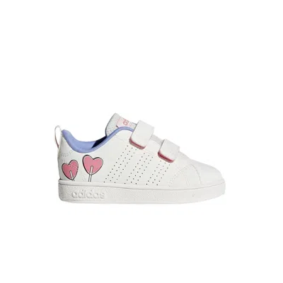 Pre-owned Adidas Originals Adidas Vs Advantage Clean Comfort I 'hearts' | White | Infant Size 10