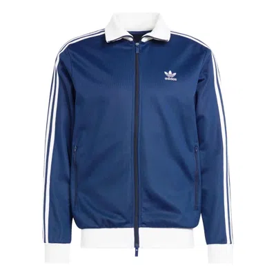 ADIDAS ORIGINALS ADIDAS WAFFLE BECKENBAUER TRACK JACKET ASIA SIZING 'NIGHT INDIGO'