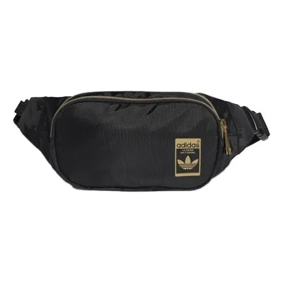 Adidas Originals Adidas Waist Bag 'black Gold' In Multi