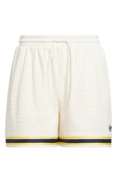 Adidas Originals Adidas Warp Knit Shorts In White
