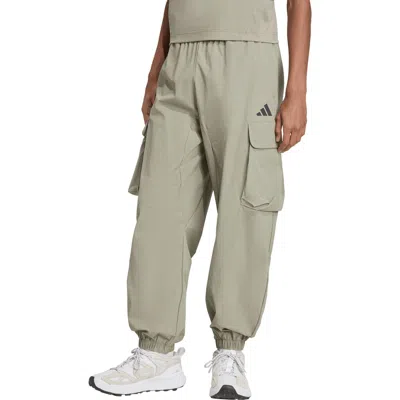 Adidas Originals Adidas Water Resistant Cargo Track Pants In Gray