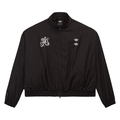 Pre-owned Adidas Originals Adidas Wc Pinstripe Jacket 'black/white' | Men's Size Xl