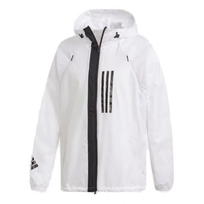 Adidas Originals Adidas W.d.n Jacket Fleece-lined Running Hoody Windbreaker Hoodie 'white'