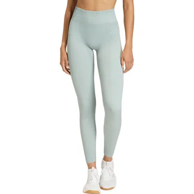 Adidas Originals Adidas We Knit Climacool Leggings In Blue