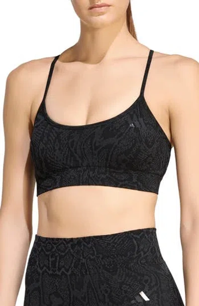 Adidas Originals Adidas We Knt Sea Bra In Black