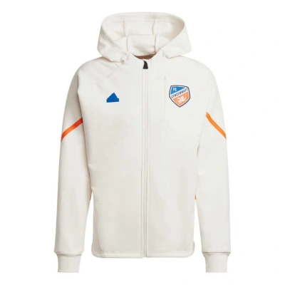 Adidas Originals Adidas White Fc Cincinnati 2024 Anthem Travel Full-zip Jacket