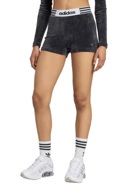 Adidas Originals Adidas Winterized Booty Shorts In Black