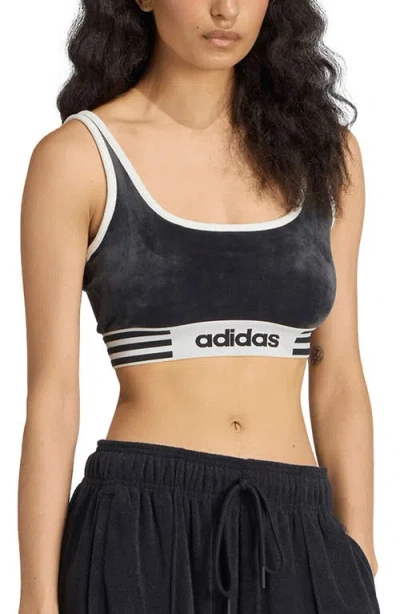Adidas Originals Adidas Winterized Bra Top In Black