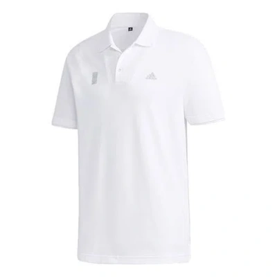 Adidas Originals Adidas Wj Polo Simple Short-sleevepolo Shirt Men White