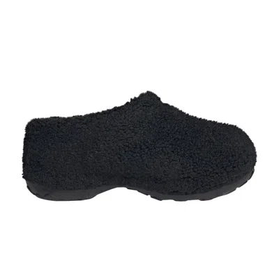 Pre-owned Adidas Originals Adidas Wmns Adifom Stan Smith Mule 'sherpa Fleece Pack - Black' | Women's Size 9.5