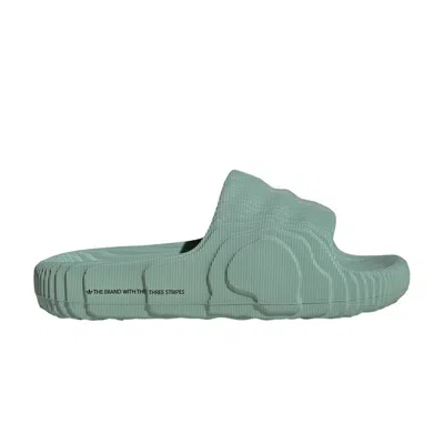 Pre-owned Adidas Originals Adidas Wmns Adilette 22 Slide 'hazy Green' | Women's Size 6