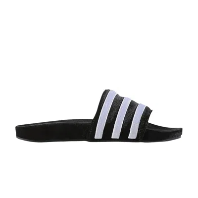 Pre-owned Adidas Originals Adidas Wmns Adilette 'black White' | Women's Size 7
