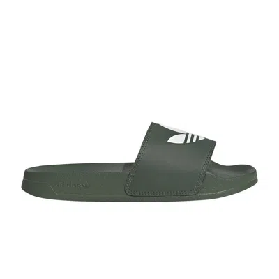 Pre-owned Adidas Originals Adidas Wmns Adilette Lite Slide 'green Oxide' | Women's Size 6