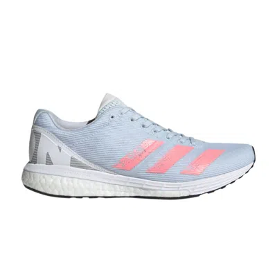 Pre-owned Adidas Originals Adidas Wmns Adizero Boston 8 'sky Tint Flash Red' | Blue | Women's Size 8