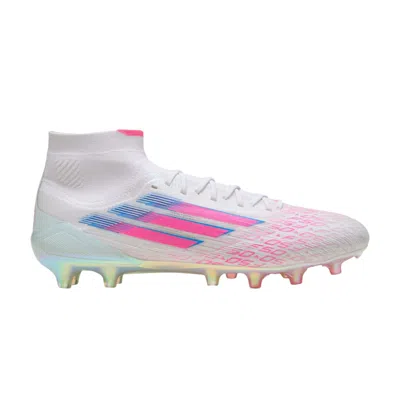 Pre-owned Adidas Originals Adidas Wmns Adizero F50 Elite Mid Fg Ag 'sparkfusion Pack' | White | Women's Size 8
