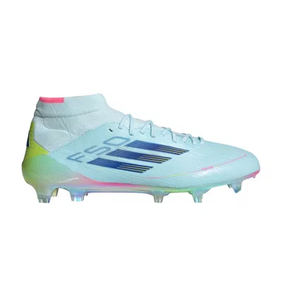 Pre-owned Adidas Originals Adidas Wmns Adizero F50 Elite Mid Fg 'stellar Icon Pack' | Blue | Women's Size 7