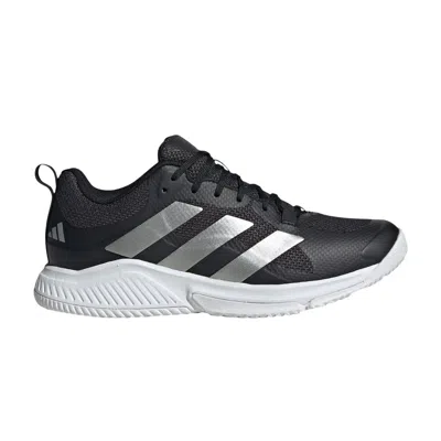 Pre-owned Adidas Originals Adidas Wmns Court Team Bounce 2.0 'black Silver Metallic' | Women's Size 12
