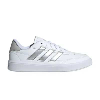 Pre-owned Adidas Originals Adidas Wmns Courtblock 'white Silver Metallic' | Women's Size 6.5