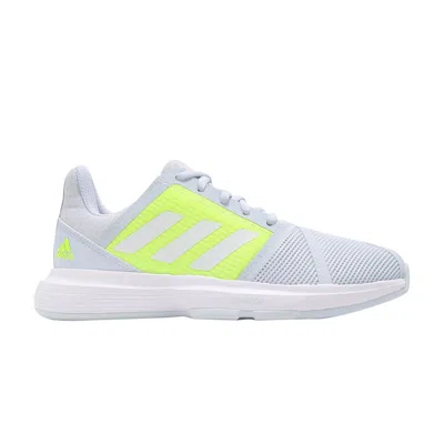 Pre-owned Adidas Originals Adidas Wmns Courtjam Bounce 'halo Blue Solar Yellow' | Women's Size 10.5