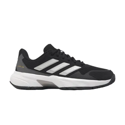 Pre-owned Adidas Originals Adidas Wmns Courtjam Control 3 'black Silver Metallic' | Women's Size 8