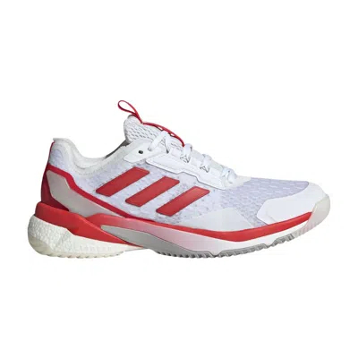 Pre-owned Adidas Originals Adidas Wmns Crazyflight 5 Indoor 'white Scarlet' | Women's Size 7