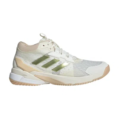 Pre-owned Adidas Originals Adidas Wmns Crazyflight 6 Mid Indoor 'off White Gold Metallic' | Cream | Women's Size 8