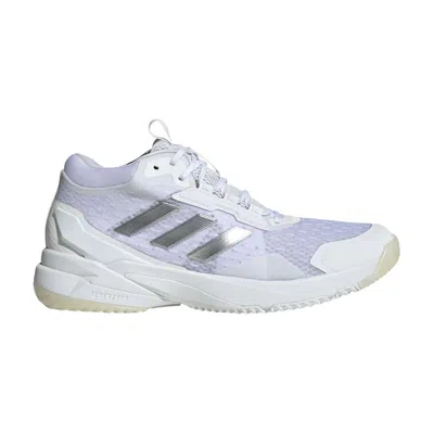 Pre-owned Adidas Originals Adidas Wmns Crazyflight 6 Mid Indoor 'white Silver Metallic' | Women's Size 9