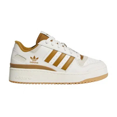 Pre-owned Adidas Originals Adidas Wmns Forum Bold Stripes 'white Bronze' | Women's Size 7.5