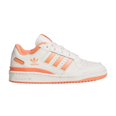 Pre-owned Adidas Originals Adidas Wmns Forum Low Cl 'white Semi Coral' | Orange | Women's Size 10