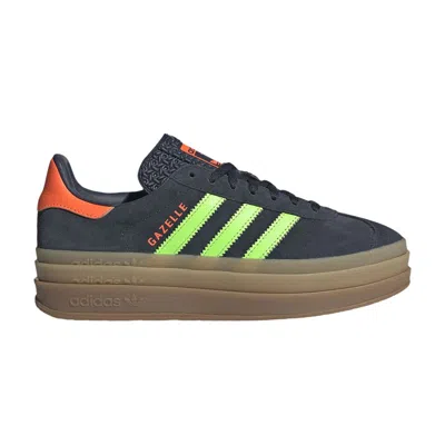 Pre-owned Adidas Originals Adidas Wmns Gazelle Bold 'aurora Ink Solar Orange' | Blue | Women's Size 5.5