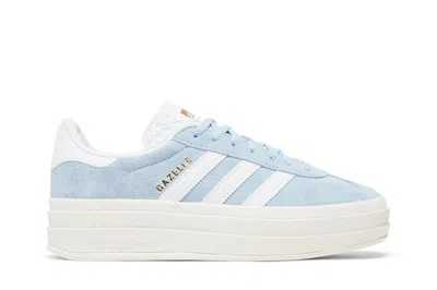 Pre-owned Adidas Originals Adidas Wmns Gazelle Bold 'clear Sky' Id6991 In White