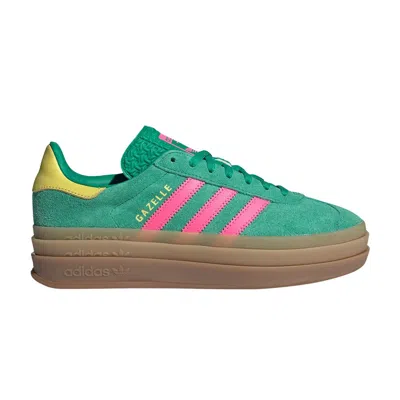 Pre-owned Adidas Originals Adidas Wmns Gazelle Bold 'court Green Lucid Pink' | Women's Size 8.5