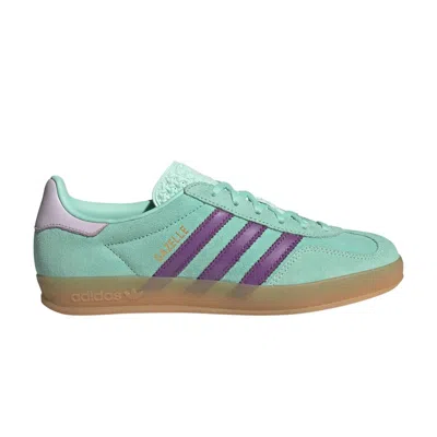 Pre-owned Adidas Originals Adidas Wmns Gazelle Indoor 'clear Mint Active Purple' | Green | Women's Size 10.5