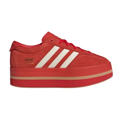 Pre-owned Adidas Originals Adidas Wmns Gazelle Stack 'red Cream Gum' | Women's Size 8
